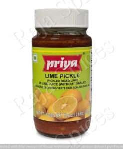 Priya Lime Pickle (Without Garlic)